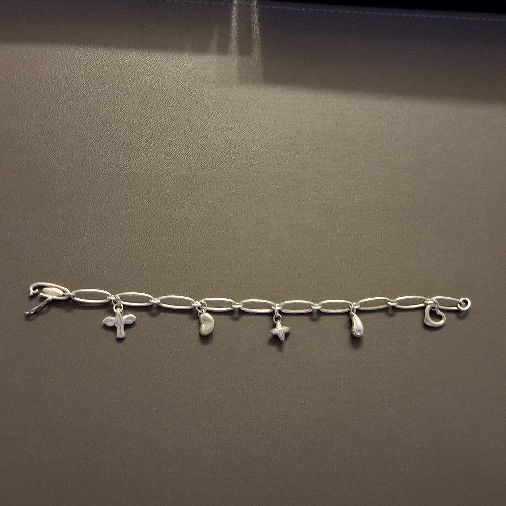 Tiffany & Co Paloma Picasso Silver Charm Bracelet